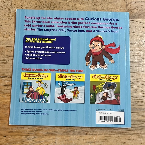 Curious George Three Tales for a Winters Night - Picture 2 of 2